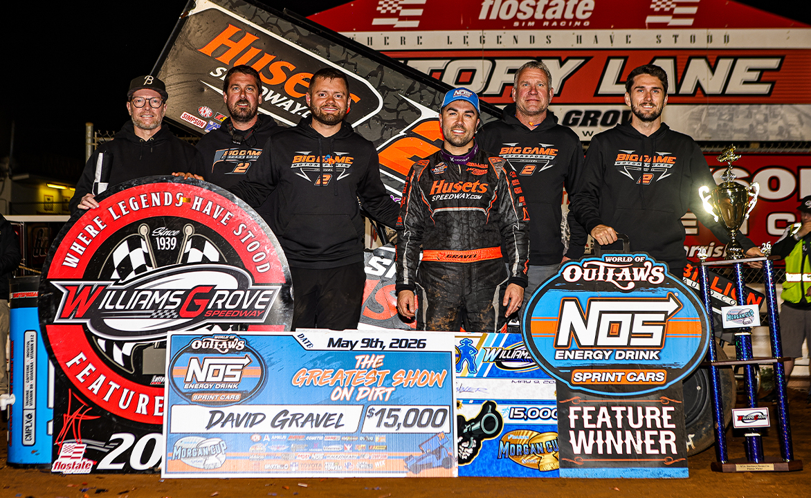 Big Game Motorsports in Williams Grove Speedway Victory Lane