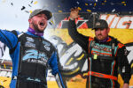Zarin and Miley in Victory Lane