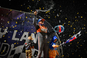 Hoffman in Victory Lane