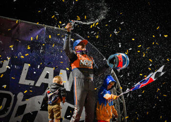 Hoffman in Victory Lane