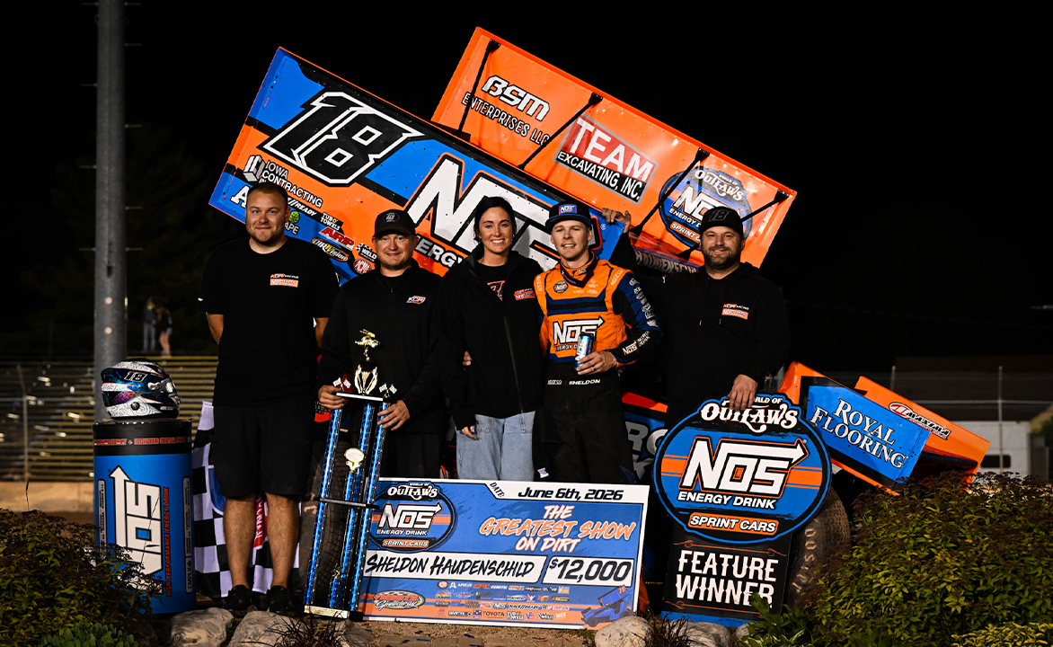 KCP Racing in Plymouth Dirt Track Victory Lane
