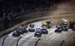 World of Outlaws Sprint Cars racing at Eldora Speedway