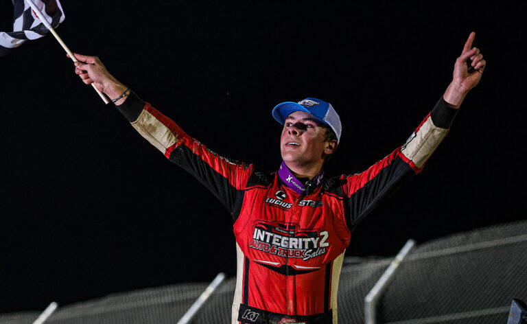BUCKEYE PRIDE: Bryce Lucius Stuns World of Outlaws with Storybook Brad Doty Classic Win