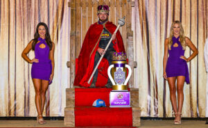 Anthony Macri in Kings Royal Victory Lane at Eldora Speedway
