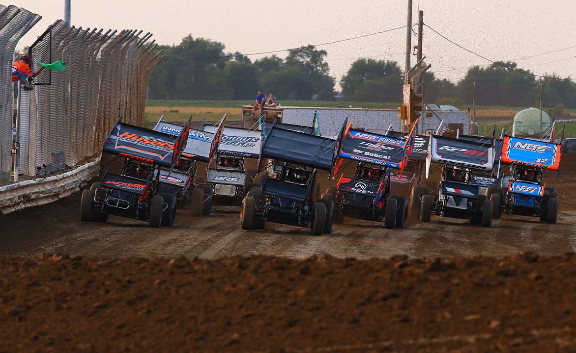 World of Outlaws Sprint Cars racing
